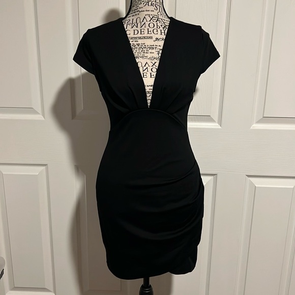 Vici Dresses & Skirts - Vici neck plunge mini dress